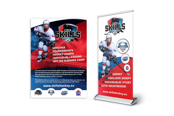 Promo materiály Czech Skills Hockey Academy