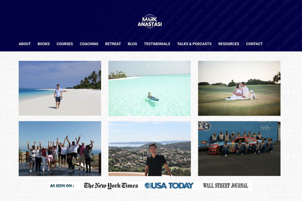 Prodejní web Marka Anastasiho