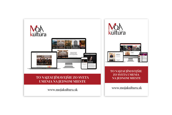 Propagačné bannery a promo materiály Moja kultúra
