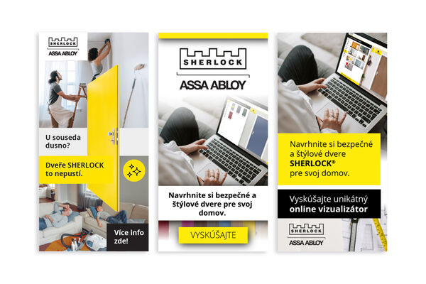 PPC bannery SHERLOCK – Bezpečnostní dveře