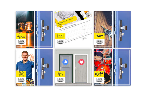 Grafika pro sociální sítě SHERLOCK – Bezpečnostní dveře