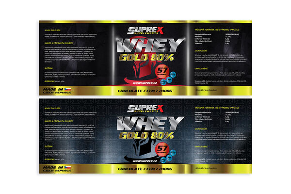 Etikety a obalový design SUPREX